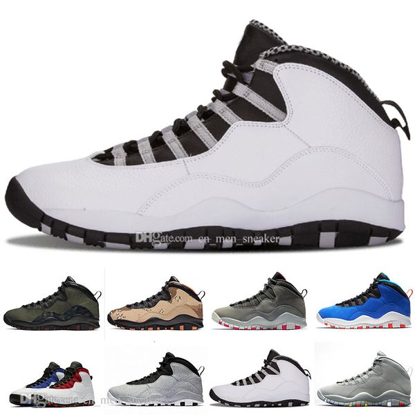 Men Basketball shoes 10 10s Desert Camo Cement Tinker I'm back Chicago Cool Grey Powder Blue Steel Grey trainers sport Sneakers size 7-13
Men Basketball shoes 10 10s Desert Camo Cement Tinker I'm back Chicago Cool Grey Powder Blue Steel Grey trainers sport Sneakers size 7-13