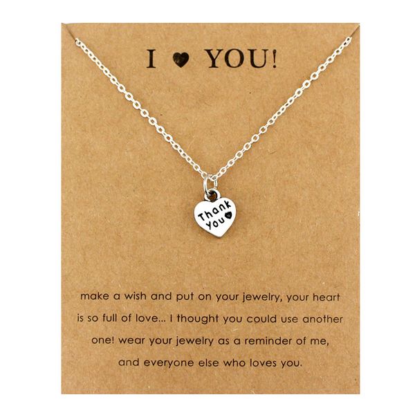 thank you heart i love you pendant necklaces owls star moon mountain heart infinity necklace women jewelry friends gift, Silver
thank you heart i love you pendant necklaces owls star moon mountain heart infinity necklace women jewelry friends gift, Silver