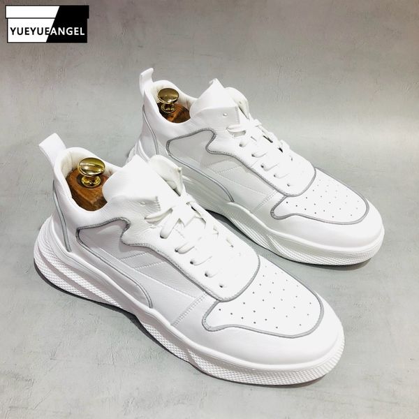 2019 casual lace up white shoes men spring summer breathable height increasing sneakers chunky leather shoes male, Black
2019 casual lace up white shoes men spring summer breathable height increasing sneakers chunky leather shoes male, Black