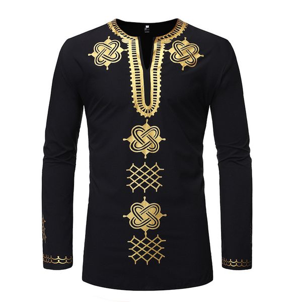 men's shirt spring and autumn new men's national style printed slim long-sleeved shirt black white mid-length casual, White;black
men's shirt spring and autumn new men's national style printed slim long-sleeved shirt black white mid-length casual, White;black