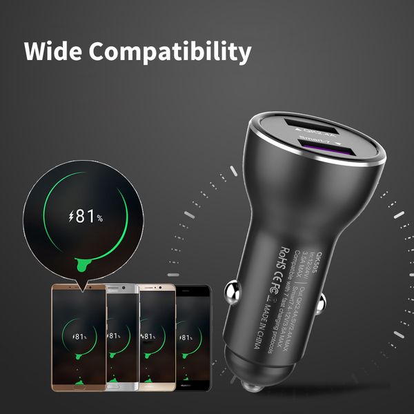 car charger super charge dual usb port fast charging for haiwei for samsung universal 5v charging devices car accessories
car charger super charge dual usb port fast charging for haiwei for samsung universal 5v charging devices car accessories