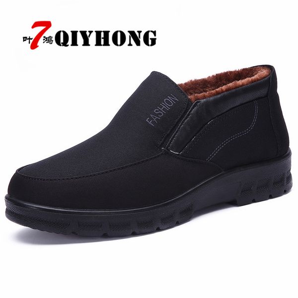 big size 38-48 classic men waterproof boots shoes winter warm fur snow boots men slip on shoes boot non-slip outdoor man, Black
big size 38-48 classic men waterproof boots shoes winter warm fur snow boots men slip on shoes boot non-slip outdoor man, Black