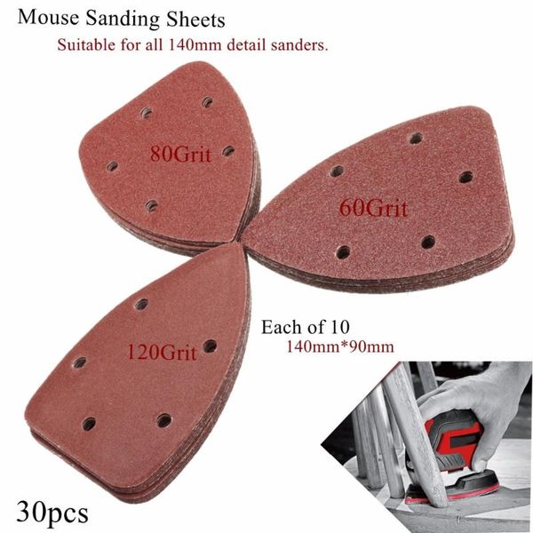 waerta 30pcs 60+80+120grit sanding sheets disk sandpaper sander
waerta 30pcs 60+80+120grit sanding sheets disk sandpaper sander
