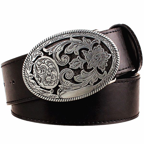 retro women's belt metal buckle weave arabesque pattern leather belts jeans trend punk rock strap decoration belt gift for women y20011, Slivery;black
retro women's belt metal buckle weave arabesque pattern leather belts jeans trend punk rock strap decoration belt gift for women y20011, Slivery;black