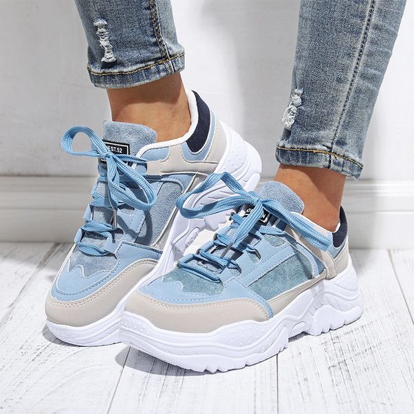 women spring winter casual sneakers female lace up mesh dad chunky sneakers woman flat platform comfort fashion ladies shoes y200108, Black
women spring winter casual sneakers female lace up mesh dad chunky sneakers woman flat platform comfort fashion ladies shoes y200108, Black