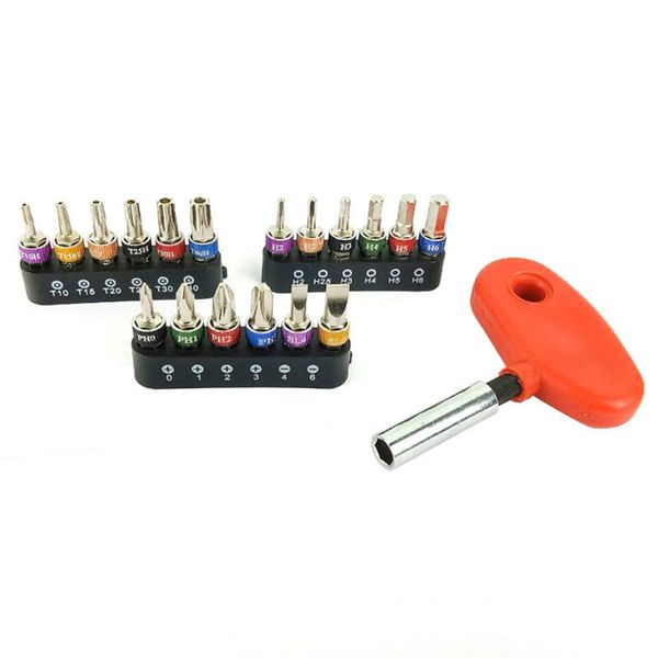 19pcs/set universal screwdriver mini ratchet wrench bit 1/4 driver socket handle repair tool kit 72xd
19pcs/set universal screwdriver mini ratchet wrench bit 1/4 driver socket handle repair tool kit 72xd