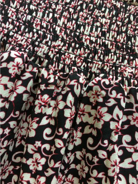 2019 women casual long skirts floral elastic high waist vintage summer skirts, Black
2019 women casual long skirts floral elastic high waist vintage summer skirts, Black