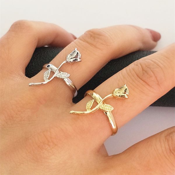 adjustable anillos mujer copper bijoux femme rose flowers rings for women boho jewelry engagement gift gold silver ring, Slivery;golden
adjustable anillos mujer copper bijoux femme rose flowers rings for women boho jewelry engagement gift gold silver ring, Slivery;golden