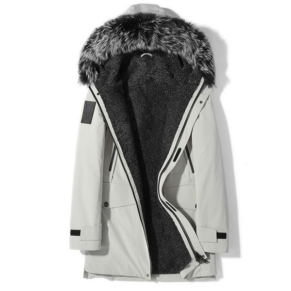 real fur coat natural sheep shearling fur liner parka men winter jacket collar warm long coats plus size chaqueta my1752, Black
real fur coat natural sheep shearling fur liner parka men winter jacket collar warm long coats plus size chaqueta my1752, Black
