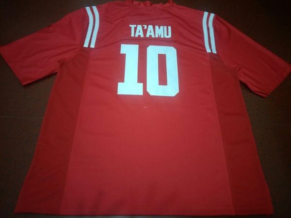men ole miss rebels #10 j. ta'amu real full embroidery college jersey size s-4xl or custom any name or number jersey, Black;red
men ole miss rebels #10 j. ta'amu real full embroidery college jersey size s-4xl or custom any name or number jersey, Black;red