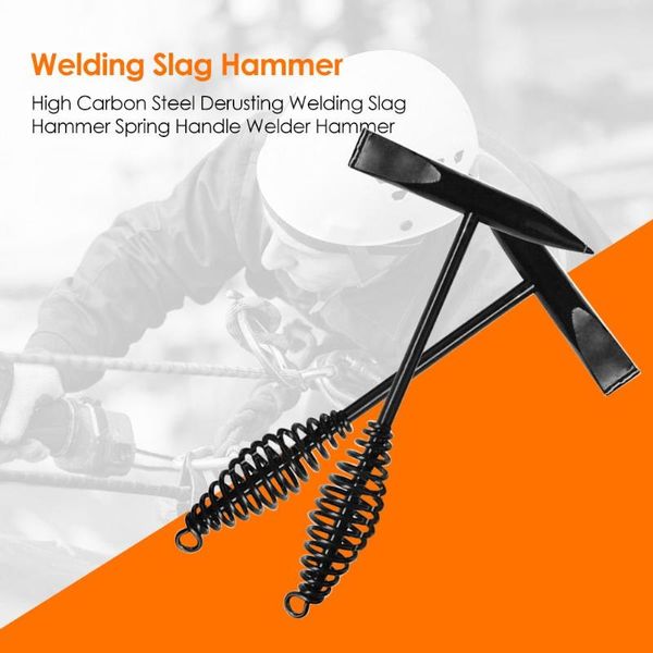 high carbon steel derusting welding slag hammer spring handle welder hammer pointed spring for electrician 300g 500g 1pc
high carbon steel derusting welding slag hammer spring handle welder hammer pointed spring for electrician 300g 500g 1pc