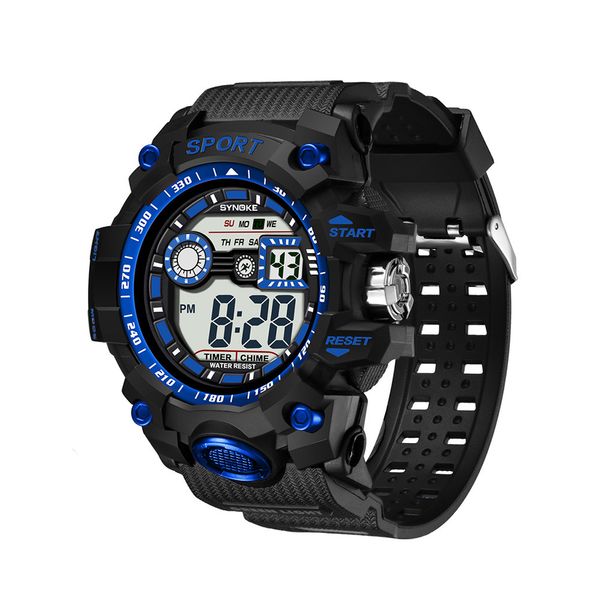 men watch multi-function 30m waterproof watch led digital double action relogio masculino, Slivery;brown
men watch multi-function 30m waterproof watch led digital double action relogio masculino, Slivery;brown