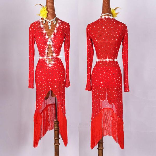 original latin dance dresses for ladies black red color gauze feminine clothes fashion women professional ballroom suits e001
original latin dance dresses for ladies black red color gauze feminine clothes fashion women professional ballroom suits e001