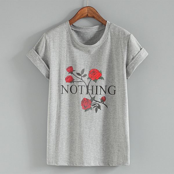 women womens shirts nothing letter print t shirt rose harajuku 2019 summer casual short sleeve tshirt white gray punk beading 32785
women womens shirts nothing letter print t shirt rose harajuku 2019 summer casual short sleeve tshirt white gray punk beading 32785
