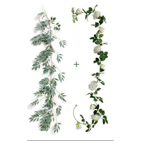 decorative flowers & wreaths artificial eucalyptus leaves garland vine wedding greenery for home wall decor
decorative flowers & wreaths artificial eucalyptus leaves garland vine wedding greenery for home wall decor