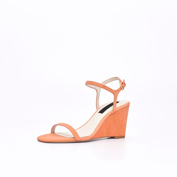 designer fashion buckle strap women wedge sandals high wedge leather sandals, Black
designer fashion buckle strap women wedge sandals high wedge leather sandals, Black