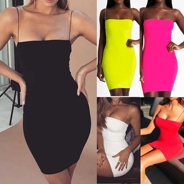 2019 summer dress fashion women solid sleeveless straps sling casual club bodycon mini dress female elbise robe vestido, Black;gray
2019 summer dress fashion women solid sleeveless straps sling casual club bodycon mini dress female elbise robe vestido, Black;gray
