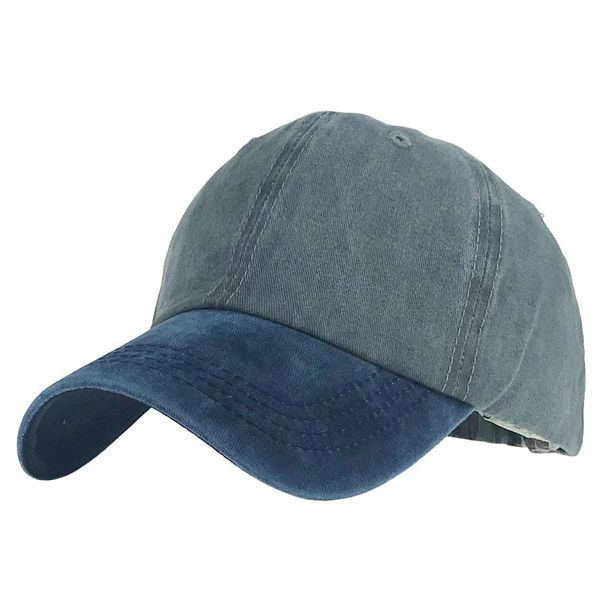 summer/autumn outdoor sun cap lovers design make old washed baseball caps simple style solid color curve along sun hat, Blue;gray
summer/autumn outdoor sun cap lovers design make old washed baseball caps simple style solid color curve along sun hat, Blue;gray