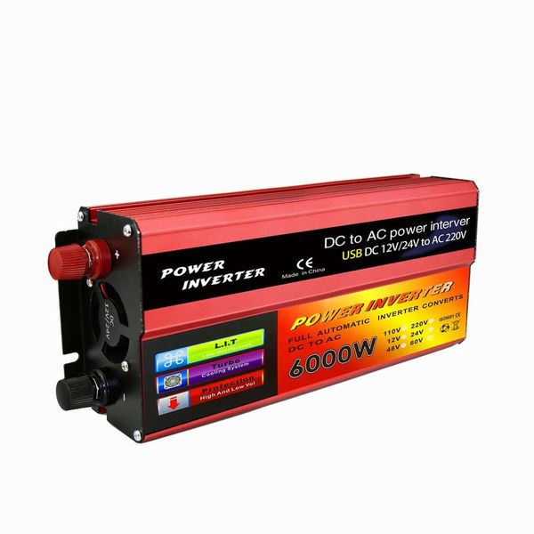 2000w dc to ac car solar power inverter charger converter adapter voltage transformer modified sine wave with usb port
2000w dc to ac car solar power inverter charger converter adapter voltage transformer modified sine wave with usb port
