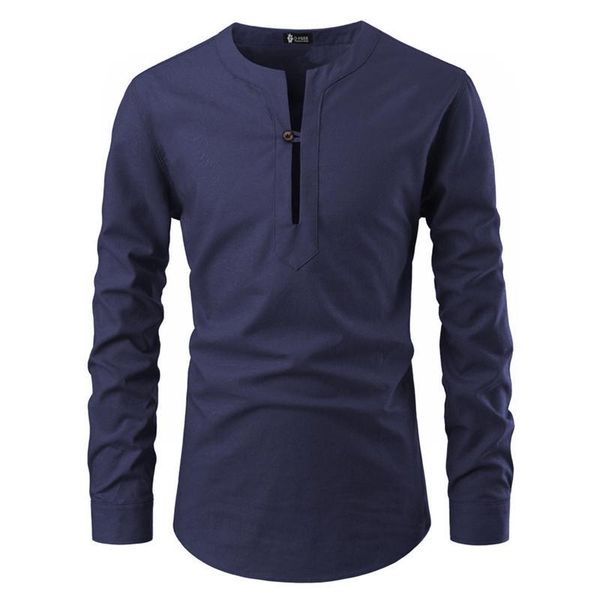 new fashion men shirt slim fit solid long sleeve stand collar one button male fashion streetwear casual, White;black
new fashion men shirt slim fit solid long sleeve stand collar one button male fashion streetwear casual, White;black