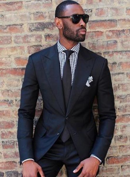 2020 black fashion men's slim fit business suit men fashion 2 pieces custom made suits groom wedding suits, White;black
2020 black fashion men's slim fit business suit men fashion 2 pieces custom made suits groom wedding suits, White;black