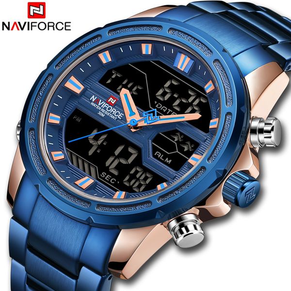 new men watches naviforce brand waterproof quartz clock fashion sport wristwatches stainless steel watches for men, Slivery;brown
new men watches naviforce brand waterproof quartz clock fashion sport wristwatches stainless steel watches for men, Slivery;brown