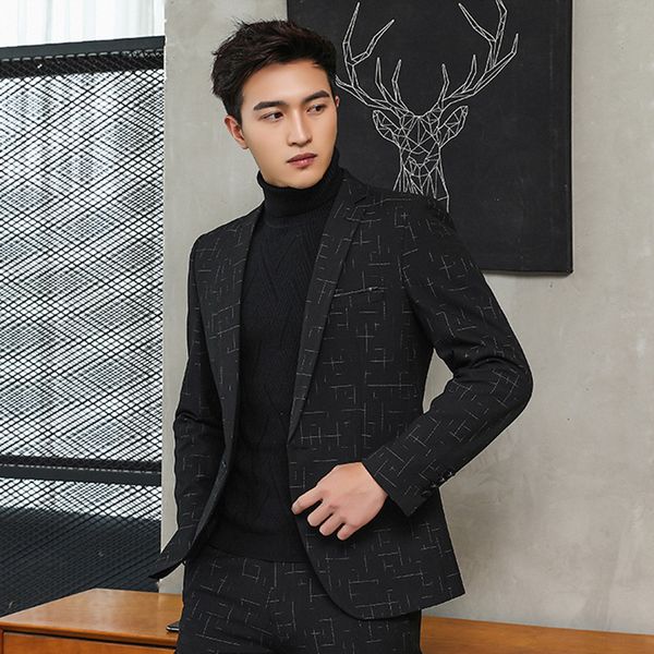 business men formal wear slim fit suit pants suit business suit two piece set groom man marriage formal dress fashion, White;black
business men formal wear slim fit suit pants suit business suit two piece set groom man marriage formal dress fashion, White;black