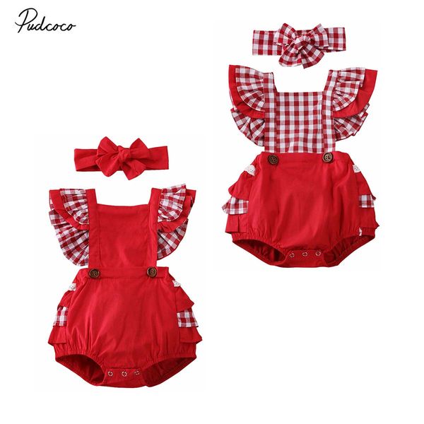 2020 baby summer clothing 2pcs infant newborn baby girl backless ruffle plaids romper overall outfit sunsuit headband, White
2020 baby summer clothing 2pcs infant newborn baby girl backless ruffle plaids romper overall outfit sunsuit headband, White
