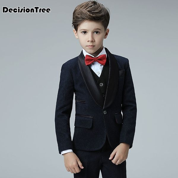 2020 new england styles boy wedding suit set coat+vest+shirt+tie+pants formal wedding suit party baptism christmas clothes, Black
2020 new england styles boy wedding suit set coat+vest+shirt+tie+pants formal wedding suit party baptism christmas clothes, Black