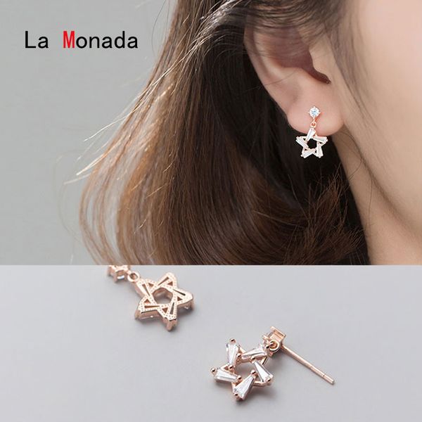 la monada pentagram drop earrings silver women 925 sterling silver fine jewelry for woman zircon korean dangle drop earrings, Golden;silver
la monada pentagram drop earrings silver women 925 sterling silver fine jewelry for woman zircon korean dangle drop earrings, Golden;silver