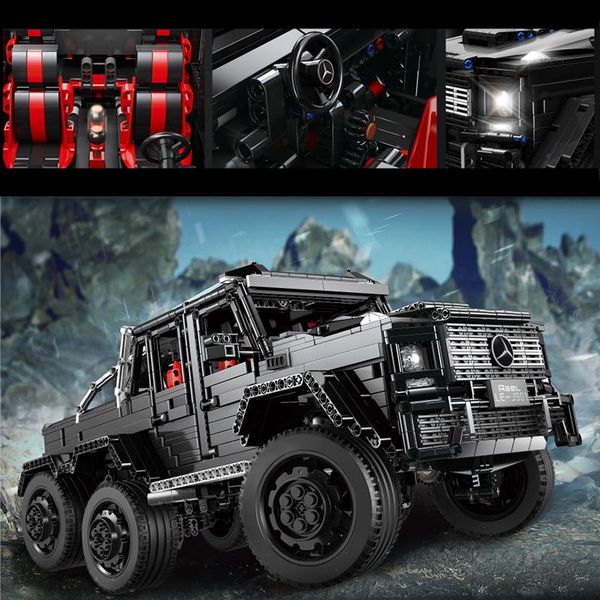 technic benz 6x6 land cruiser внедорожный автомобиль грузовик совместим с legoings строительный блок кирпичи детские игрушки рождественские
technic benz 6x6 land cruiser внедорожный автомобиль грузовик совместим с legoings строительный блок кирпичи детские игрушки рождественские
