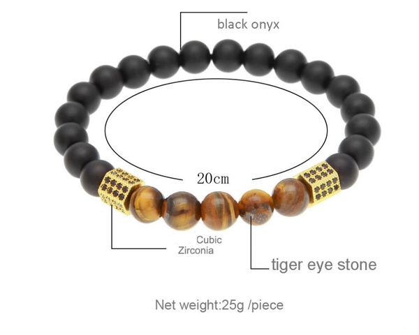 european and american popular designer luxury fashion natural stone-black agate-tiger-eye zircon beaded bracelet men's fashionable pers
european and american popular designer luxury fashion natural stone-black agate-tiger-eye zircon beaded bracelet men's fashionable pers
