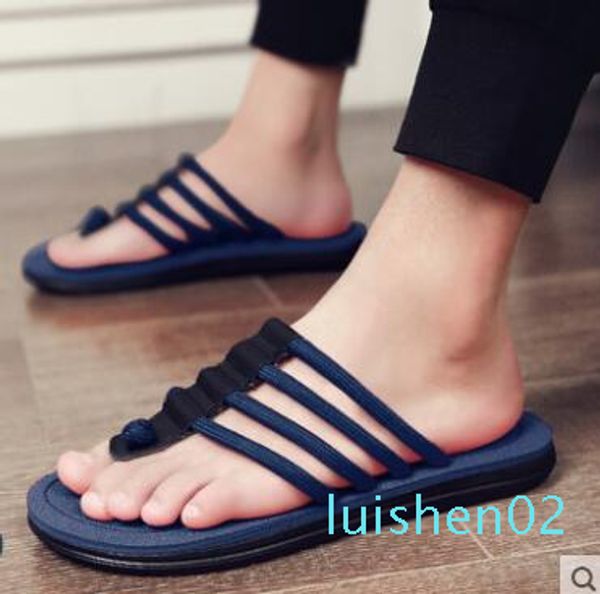 slippers men's summer fashion wear flip-flops slip outdoor clips sandals trend personality casual beach shoes l02, Black
slippers men's summer fashion wear flip-flops slip outdoor clips sandals trend personality casual beach shoes l02, Black