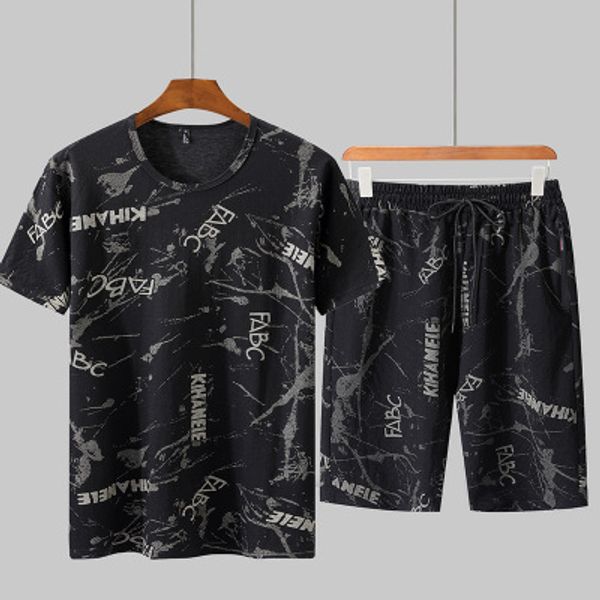 man's summer tracksuit quick-drying shorts male tide short-sleeved t-shirt two pieces increase summer sportswear loose short-sleeved su, Gray
man's summer tracksuit quick-drying shorts male tide short-sleeved t-shirt two pieces increase summer sportswear loose short-sleeved su, Gray