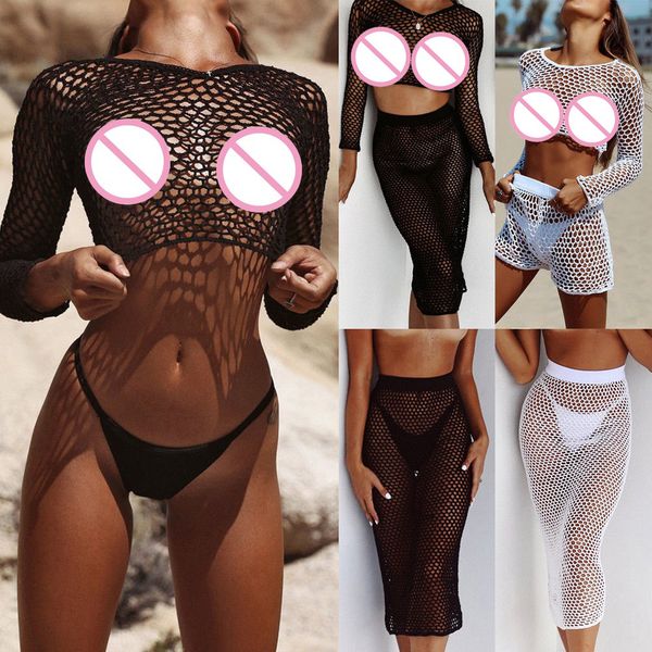 feitong beach solid color skirt women hollow out fashion black white girls knitting bikin beach skirt pleated #c
feitong beach solid color skirt women hollow out fashion black white girls knitting bikin beach skirt pleated #c