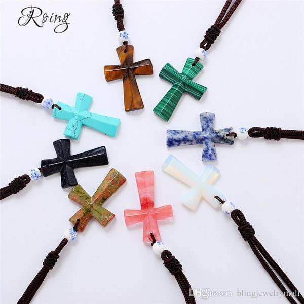 roing christian cross party necklace jewelry natural stone cute charms woman natural garnet vintage collar chokers bohemi n038, Silver
roing christian cross party necklace jewelry natural stone cute charms woman natural garnet vintage collar chokers bohemi n038, Silver