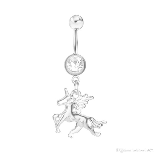 d0022-1 (1 color ) horse style navel belly ring 10 pcs stainless steel piercing jewelry clear color stone drop shipping, Silver
d0022-1 (1 color ) horse style navel belly ring 10 pcs stainless steel piercing jewelry clear color stone drop shipping, Silver