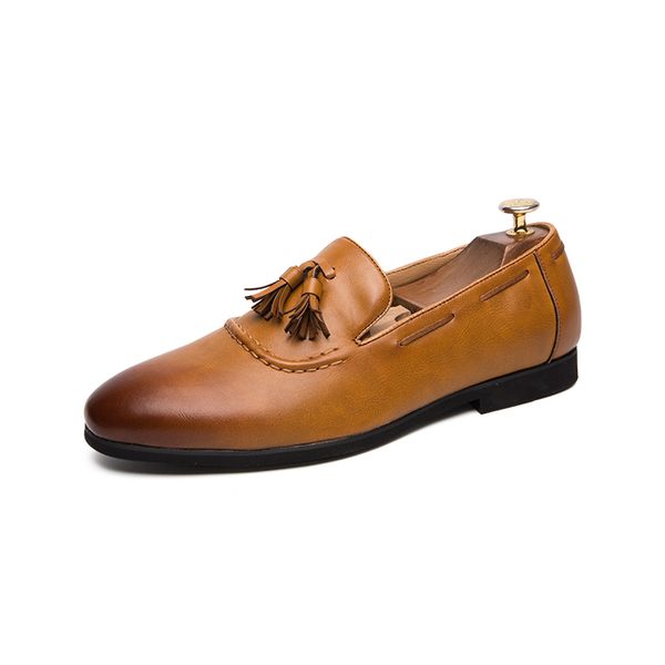 leather slip on fats male loafers fashion pointed toe shoes men business dress male loafers moccasins tassel men shoes hc-709, Black
leather slip on fats male loafers fashion pointed toe shoes men business dress male loafers moccasins tassel men shoes hc-709, Black