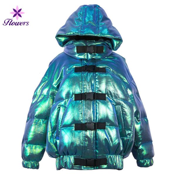 parka winter jacket women warm coat cotton clothing new plus size short thick cotton jacket bright coat women lq438, Black