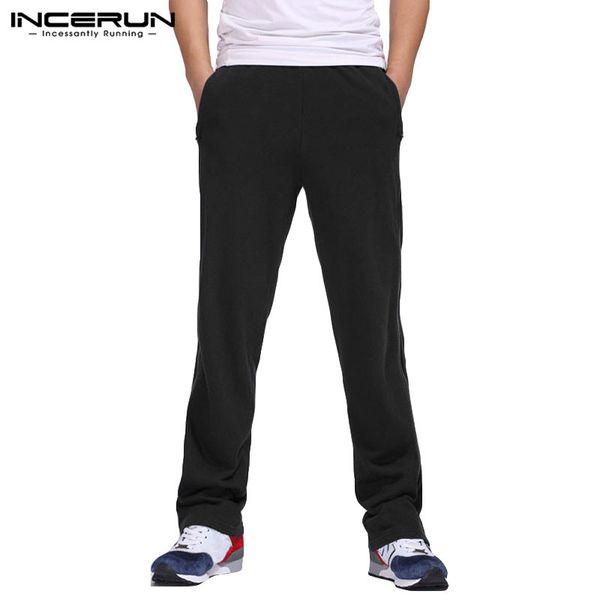 men's pants incerun men sweatpants solid joggers casual trousers zipper bodybuilding elastic waist workout streetwear track 2021, Black
men's pants incerun men sweatpants solid joggers casual trousers zipper bodybuilding elastic waist workout streetwear track 2021, Black
