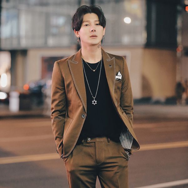 mens suits jaqueta masculino smoking masculino single-breasted suit for man spring 2piece suit terno slim fit new british 2019, White;black
mens suits jaqueta masculino smoking masculino single-breasted suit for man spring 2piece suit terno slim fit new british 2019, White;black