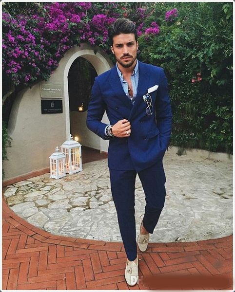 royal blue mens suits slim fit two pieces groomsmen wedding tuxedos for men blazers double breasted prom suit (jacket+pants, Black;gray
royal blue mens suits slim fit two pieces groomsmen wedding tuxedos for men blazers double breasted prom suit (jacket+pants, Black;gray
