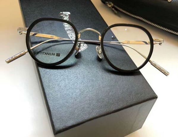 men optical frames black/ silver titanium round eyeglasses frames 45-23-151 eyeglasses frames eyewear new with box
men optical frames black/ silver titanium round eyeglasses frames 45-23-151 eyeglasses frames eyewear new with box