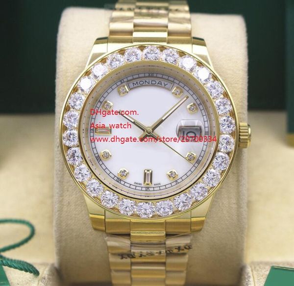 factory supplier wristwatches sapphire glass 41mm 116610 white dial diamond bezel automatic mechanical mens men's watch watches, Slivery;brown
factory supplier wristwatches sapphire glass 41mm 116610 white dial diamond bezel automatic mechanical mens men's watch watches, Slivery;brown