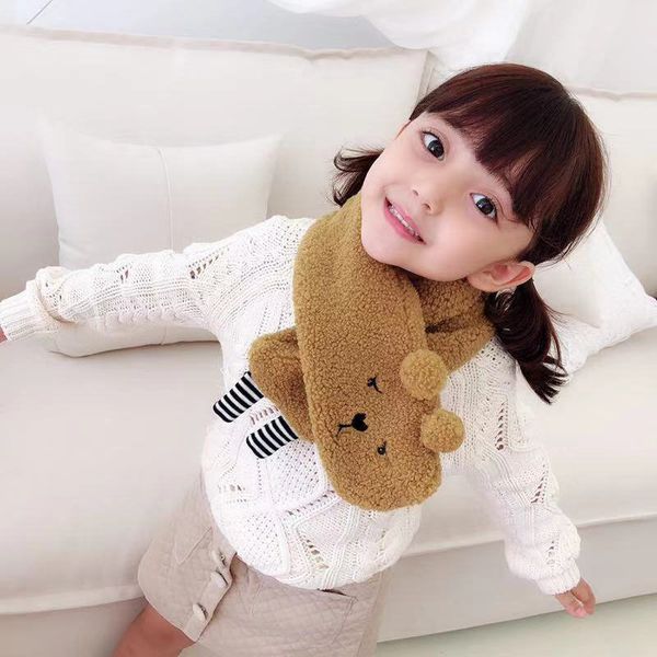 lovely teddy bear scarf for baby kids kawaii winter fleece warm furry scarves for children boys girls solid scarf neck warmer, Blue;gray
lovely teddy bear scarf for baby kids kawaii winter fleece warm furry scarves for children boys girls solid scarf neck warmer, Blue;gray