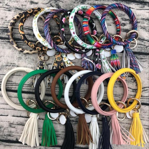 wholesale personalized pu leather lilly inspired bracelet key ring chain sunflower leopard cactus tassels bangle keychain, Golden;silver
wholesale personalized pu leather lilly inspired bracelet key ring chain sunflower leopard cactus tassels bangle keychain, Golden;silver