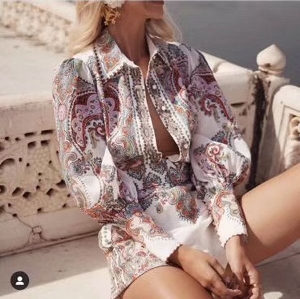 women national wind style holiday wear short set 2019 summer lantern sleeve retro totem print blouse+high waist shorts set, White;black
women national wind style holiday wear short set 2019 summer lantern sleeve retro totem print blouse+high waist shorts set, White;black
