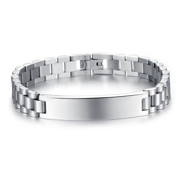yopersonality engraved brand men link chain bracelet fashion casual sporty stainless steel 21cm long jewelry bangle, Black
yopersonality engraved brand men link chain bracelet fashion casual sporty stainless steel 21cm long jewelry bangle, Black