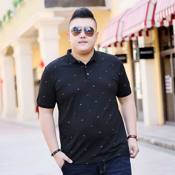 

lguc.h new 2020 brand shirt men cotton fashion printing camisa summer short-sleeve casual shirts plus size 5xl 6xl 7xl, White;black