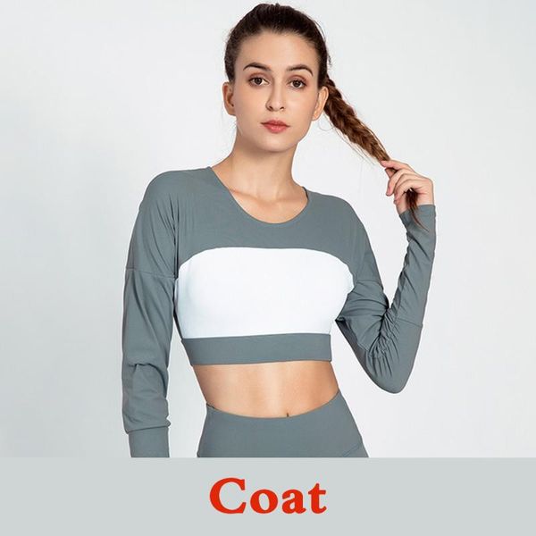 style women yoga clothing polyamide double-sided cloth breathable quick-drying fitness fleece jacket midriff movement, Black;blue
style women yoga clothing polyamide double-sided cloth breathable quick-drying fitness fleece jacket midriff movement, Black;blue